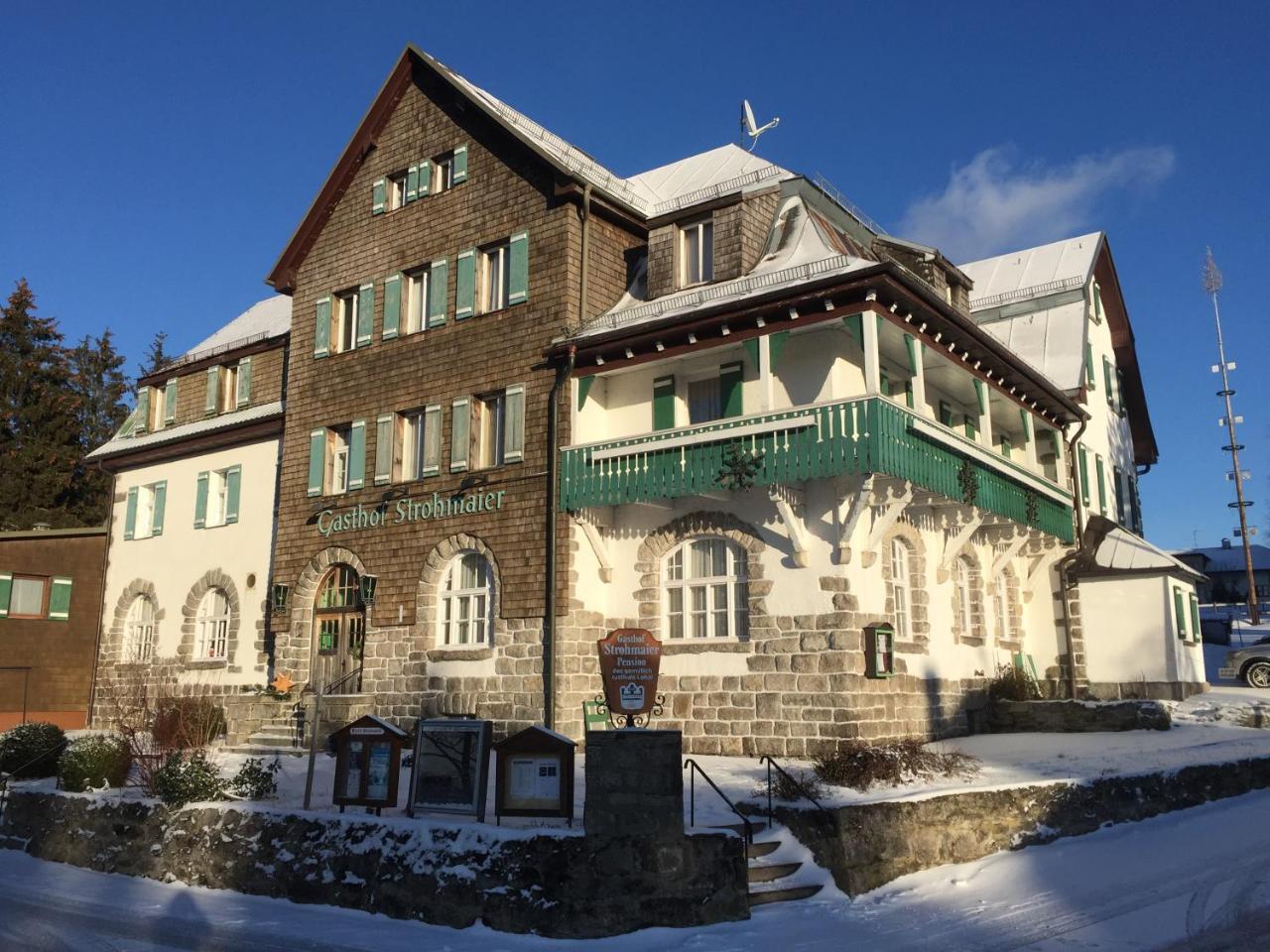 Gasthof Pension Strohmaier Haidmühle Eksteriør billede